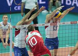 Сборная России по волейболу обыграла сборную Болгарии в заключительном матче группового этапа чемпионата Европы