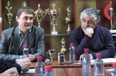 Виктор Сигарев (слева) и Сергей Иромашвили