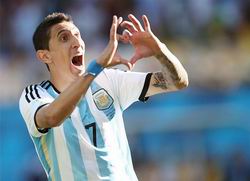 ЧМ-2014. Аргентина - Швейцария - 1:0 (доп.время). 118-я минута. Анхель ди Мария празднует забитый гол