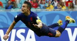 Салвадор. Испания - Голландия - 1:5. 44-я минута. Робин ван Перси забивает первый гол в ворота испанцев