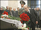 прощание Путина с Солженицыным