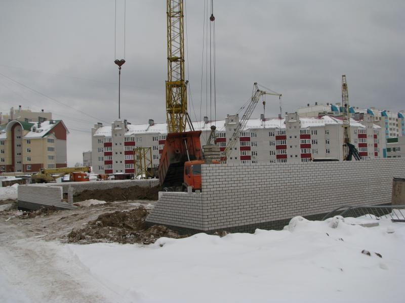 Строительство школы в Барнауле, квартал Олимпийский