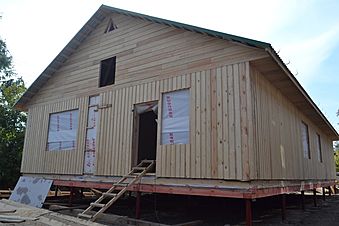 В барнаульском микрорайоне Затон строится новое здание филиала поликлиники №1