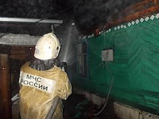 12 пожарных тушили дом и надворные постройки в Новоалтайске