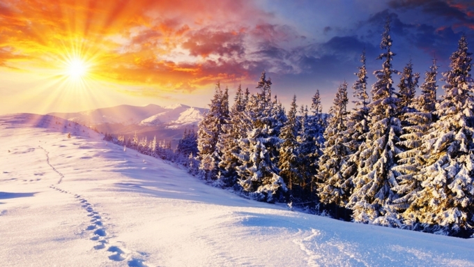Романтичные фото зима