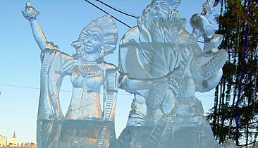 Конкурс ледяных фигур для новогоднего города стартовал в Барнауле