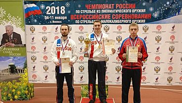 Бийчанин Сергей Каменский выиграл серебро на чемпионате России по стрельбе