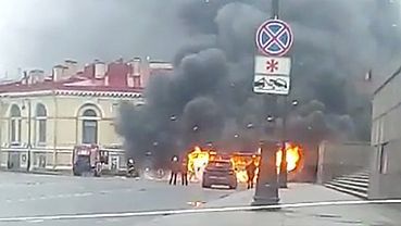 Оказавшиеся в загоревшемся автобусе школьники из Барнаула едут домой