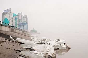 Ледоход на Оби: вспоминаем, как это было в Барнауле весной-2017 