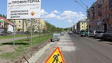 Дорожники в Барнауле сумели избежать отставания от графика из-за непогоды
