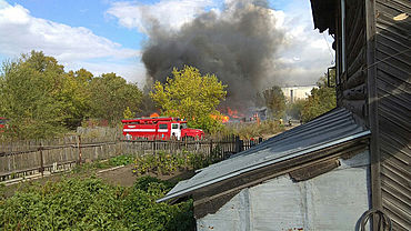 СМИ сообщили о серьезном пожаре в Бийске