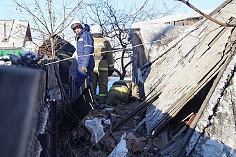 Взрыв прогремел в частном доме в Рубцовске