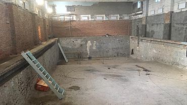 Чиновники и депутаты проверили ремонт в славгородском бассейне 