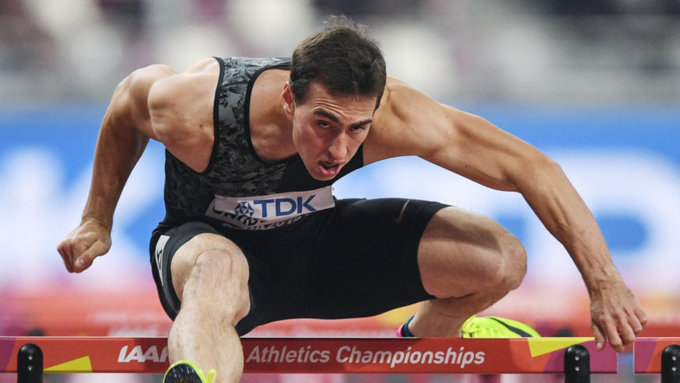 Житель россии Шубенков завоевал серебро ЧМ в беге на 110 м с барьерами