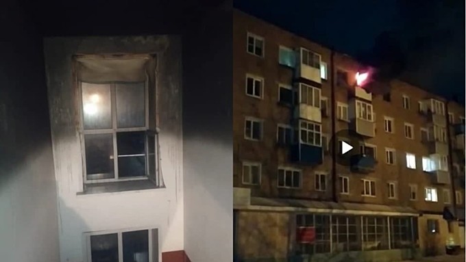 Житель Горняка развёл костер в квартире многоэтажки, чтобы согреться