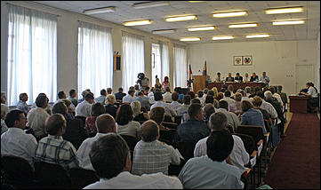 22 августа 2006 г., Краснощековский район   Выездное заседание Совета по взаимодействию АКСНД с представительными органами муниципальных образований