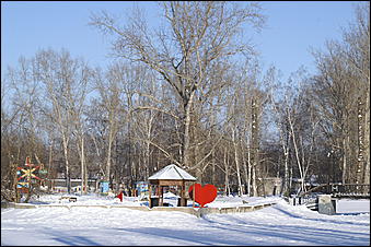14 февраля 2007 г., Барнаул   В Барнауле появился еще один символ любви