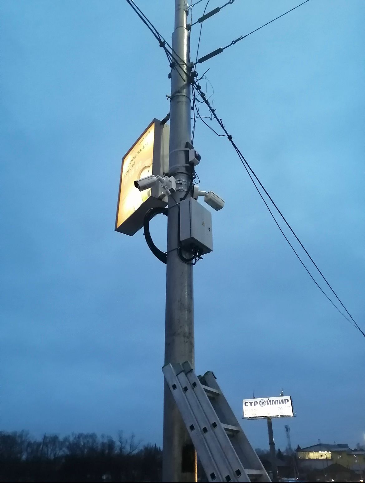 МТС и администрация Бийска установили умное видеонаблюдение на Коммунальном мосту
