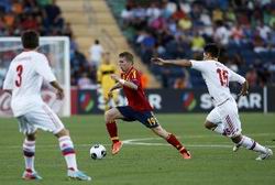 Футбольная сборная России стартовала на молодежном чемпионате Европы с поражения от испанцев