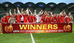Сборная России выиграла чемпионат Европы по футболу среди юношей