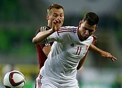 Футбольная сборная России завершила год победой над Венгрией