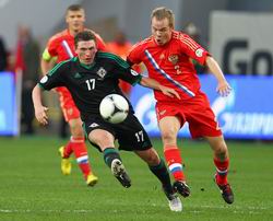 Сборная России стартовала в отборочном цикле к ЧМ-2014 по футболу с победы над Северной Ирландией