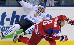 Сборная России уступила сборной Финляндии в полуфинале чемпионата мира по хоккею