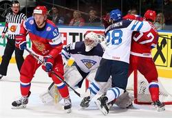 Сборная России обыграла Финляндию в матче чемпионата мира по хоккею