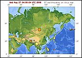 землетрясение в Сибири