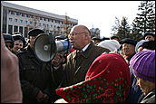 стихийный митинг в Барнауле
