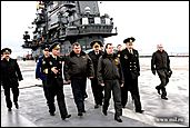 Дмитрий Медведев на Северном флоте