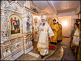Алтайский епископ Сергий освятил придел в Покровском кафедральном соборе
