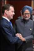 Встреча с Премьер-министром Индии Манмоханом Сингхом