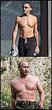 Фото Барака Обамы с обнаженным торсом проигрывает по популярности соответствующей фотографии премьер-министра России Владимира Путина