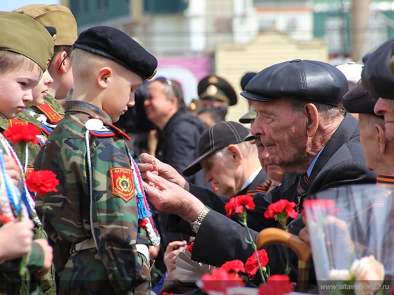 День Победы в Барнауле