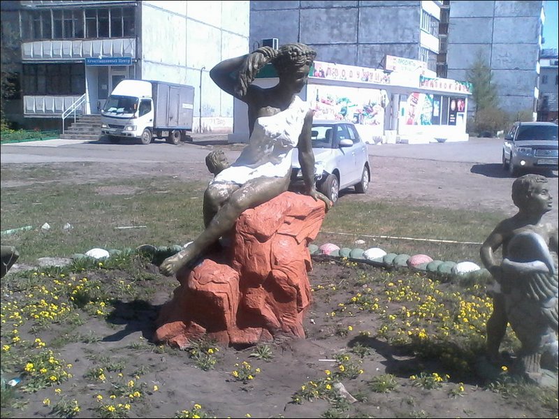 городская скульптура в Барнауле 