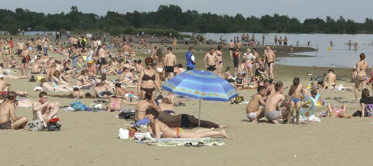 Пляж в Барнауле 
