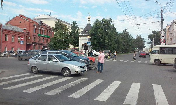ДТП в центре Барнаула