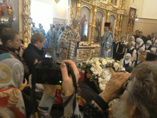 Божественную литургию проводит в Барнауле Патриарх Кирилл 