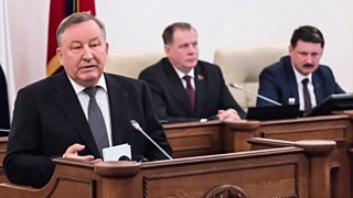 Фото: Вячеслав Мельников. Amic.ru. На фото отчет губернатора в 2016-м году