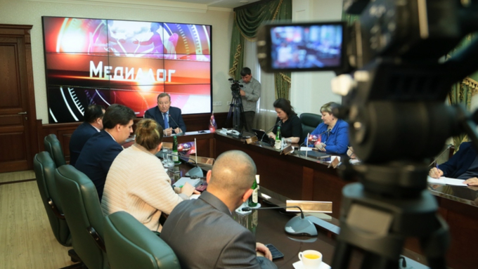 Медиалог с губернатором Алтайского края. Фото: altairegion22.ru