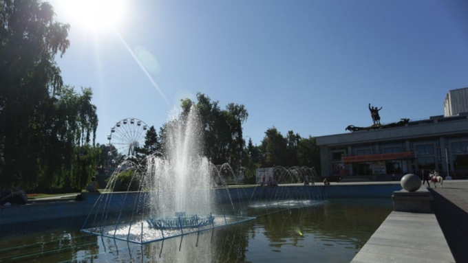 Фонтан в Барнауле/ фото: Екатерина Смолихина