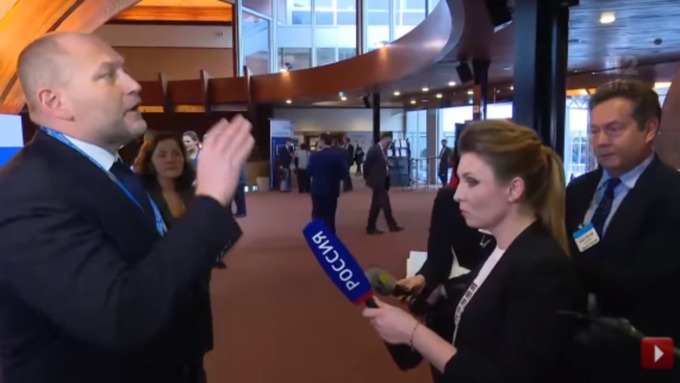 Скабеева попросила Березу объясниться / Фото: кадр из видео