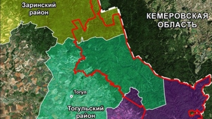 &quot;Тогул&quot; займет часть территории Заринского, Ельцовского и Тогульского районов / Фото: http://altaiprir