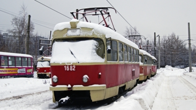 Трамвай зимой/Фото: стфл.рф  