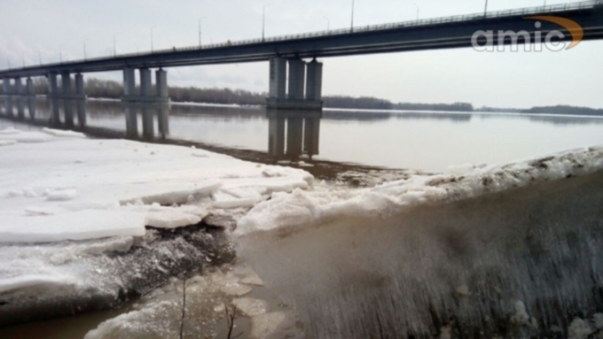 Первая волна паводка начнется 10-15 апреля / Фото: Екатерина Смолихина, Amic.ru