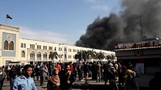 Трагедия случилась на железнодорожном вокзале в Каире 27 февраля / Фото: twitter.com/ATEEKSTER