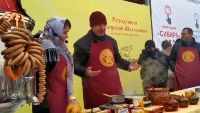 "Сибирская масленица" проводится в Алтайском крае уже 12-й раз / Фото: кадр из видео