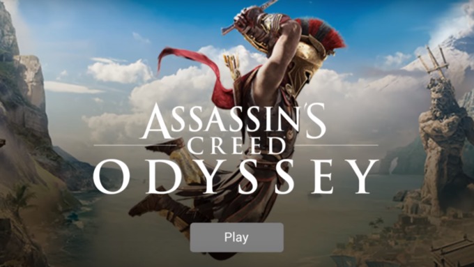 Для демонстрационного запуска игры Assassin’s Creed Oddyssey потребовалось пять секунд / Фото: скриншот из видео
