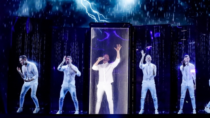 Номер Сергея Лазарева на Евровидении-2019 / Фото: eurovision.russia.tv